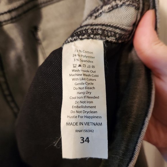 Crescent Drive Grey Skinny Jeans - Picture 4 of 5